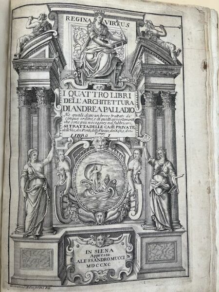 I quattro libri dell'architectura. Libro I seul