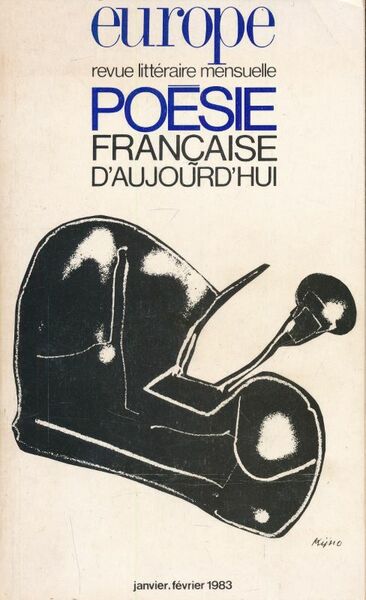 Poésie française d'aujourd'hui. Revue Europe