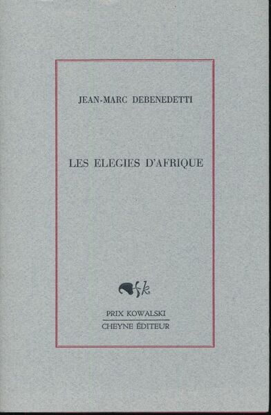 Les élégies d'Afrique