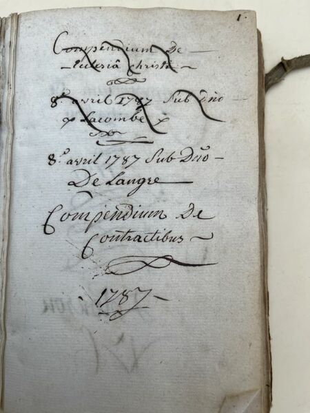 Tractatus de contractibus - Compendium de contractibus
