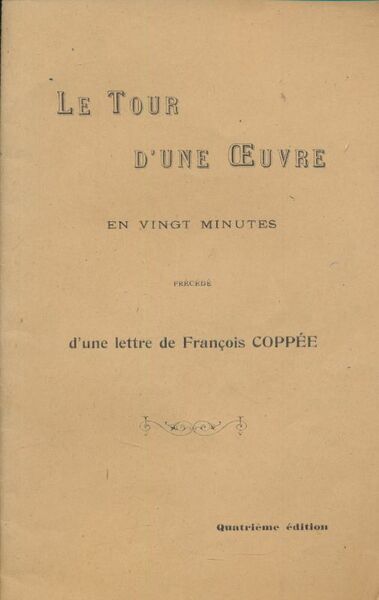 Le tour du monde d'une oeuvre en vingt minutes Précédé …