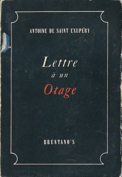 Lettre à un otage