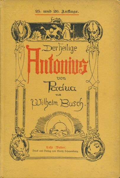 Der heilige Antonius von Padua. 25. und 26. Auflage