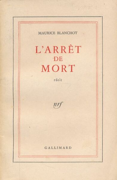 L'arrêt de mort