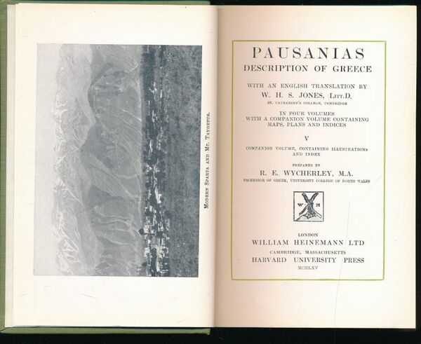 Pausanias. Description of Greece. Tome V seul