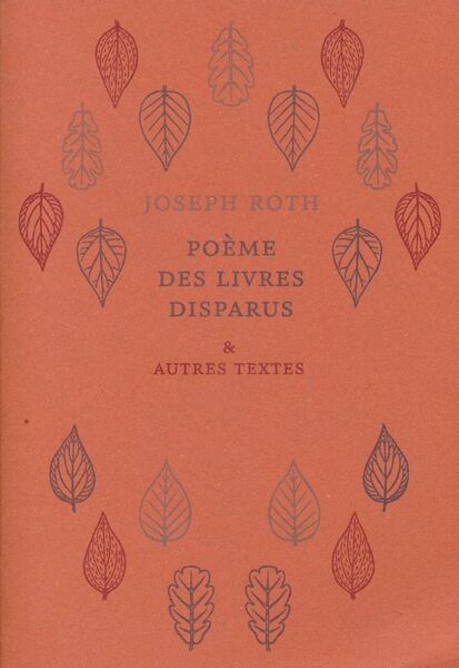 Poème des livres disparus & autres textes