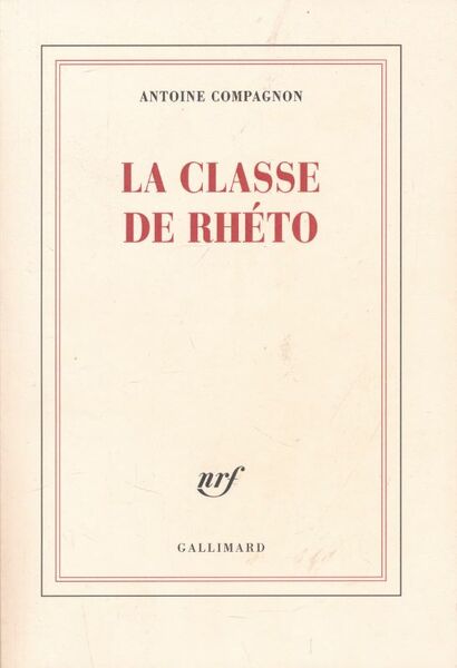 Le classe de Rhéto