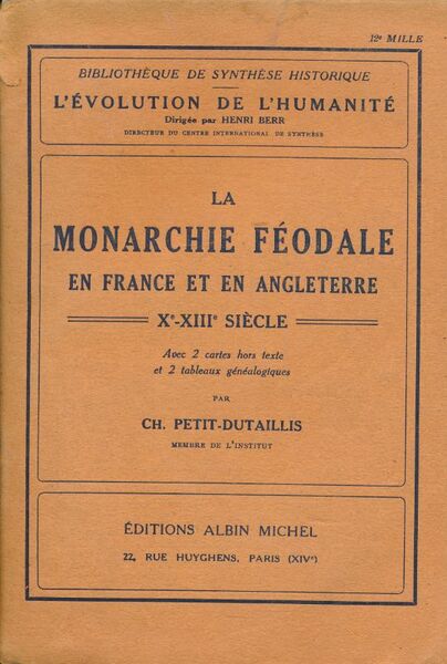 La Monarchie féodale en France et en Angleterre. Xe - …