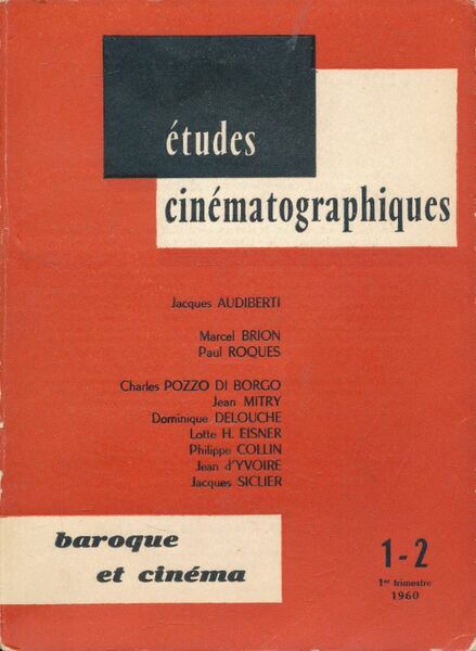 Études cinématographiques n° 1 - 2. Baroque et cinéma