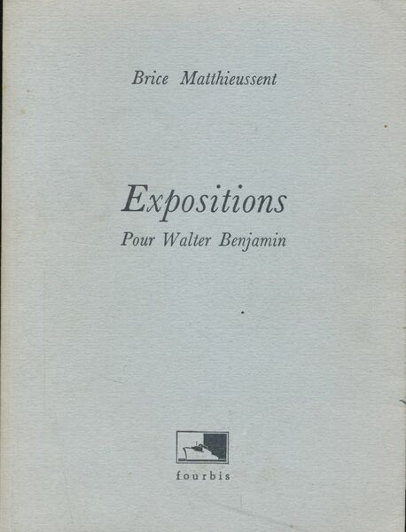 Expositions pour Walter Benjamin