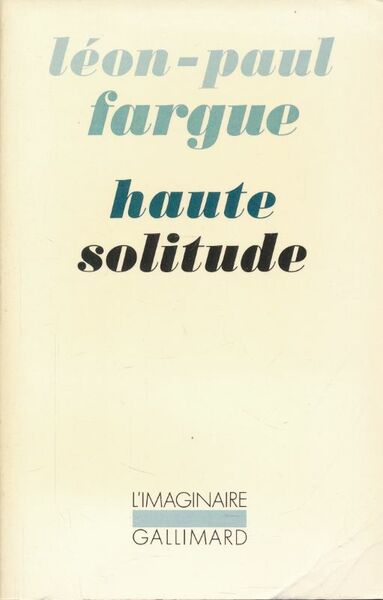 Haute solitude