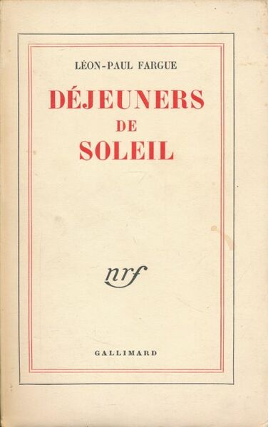 Déjeuners de soleil