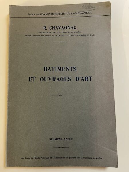 Batiments et ouvrages d'art. Deuxième année