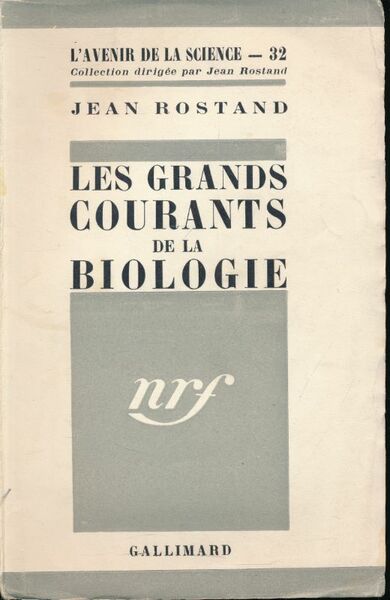 Les grands courants de la biologie