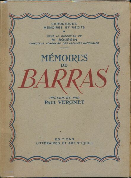 Mémoires de Barras