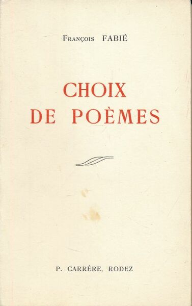 Choix de poèmes
