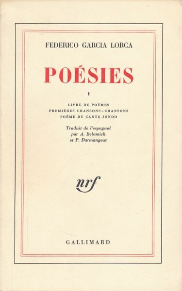 Poésies. I. Livre de poèmes. Premières chansons - chansons. Poème …