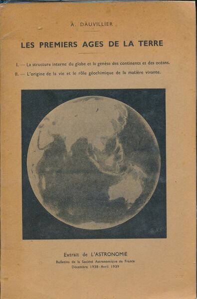 Les premiers âges de la terre