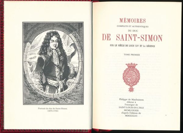Mémoires complet du duc de Saint-Simon sur le siècle de …