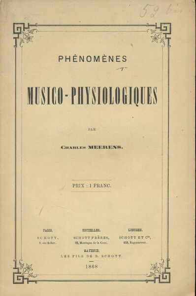 Phénomènes musico-physiologiques