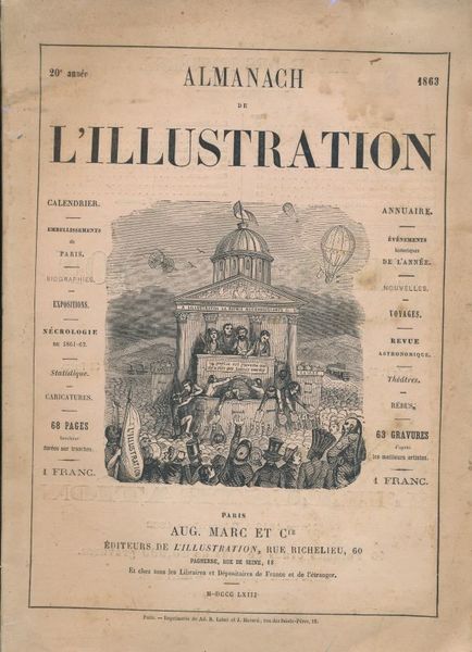 Almanach de l'ullustration. Année 1863