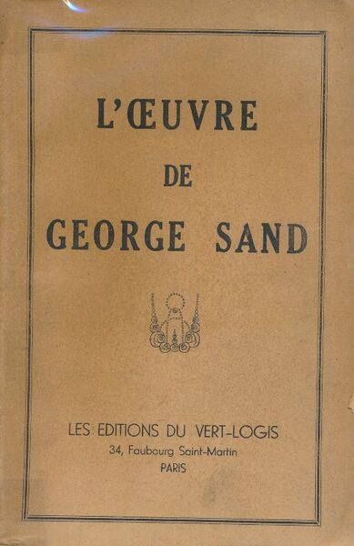 L'oeuvre de George Sand