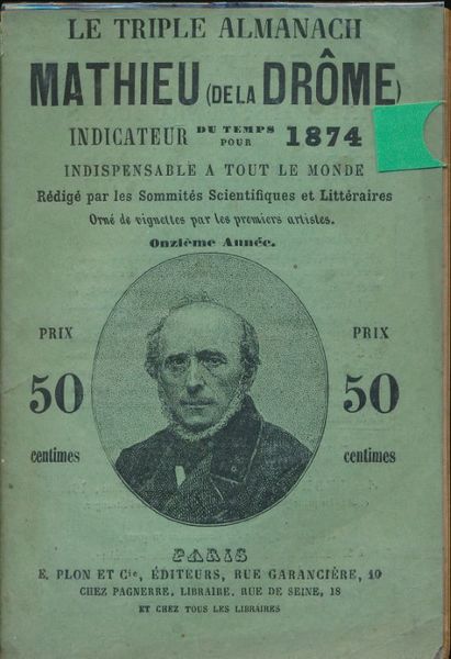 Le triple almanach de Mathieu de la Drome