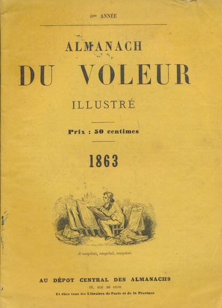 Almanach du voleur. 1863