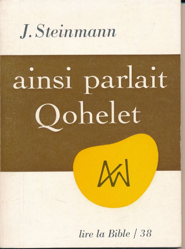 Ainsi parlait Qohelet