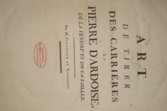 Art de tirer des carrières la pierre d'ardoise, de la …