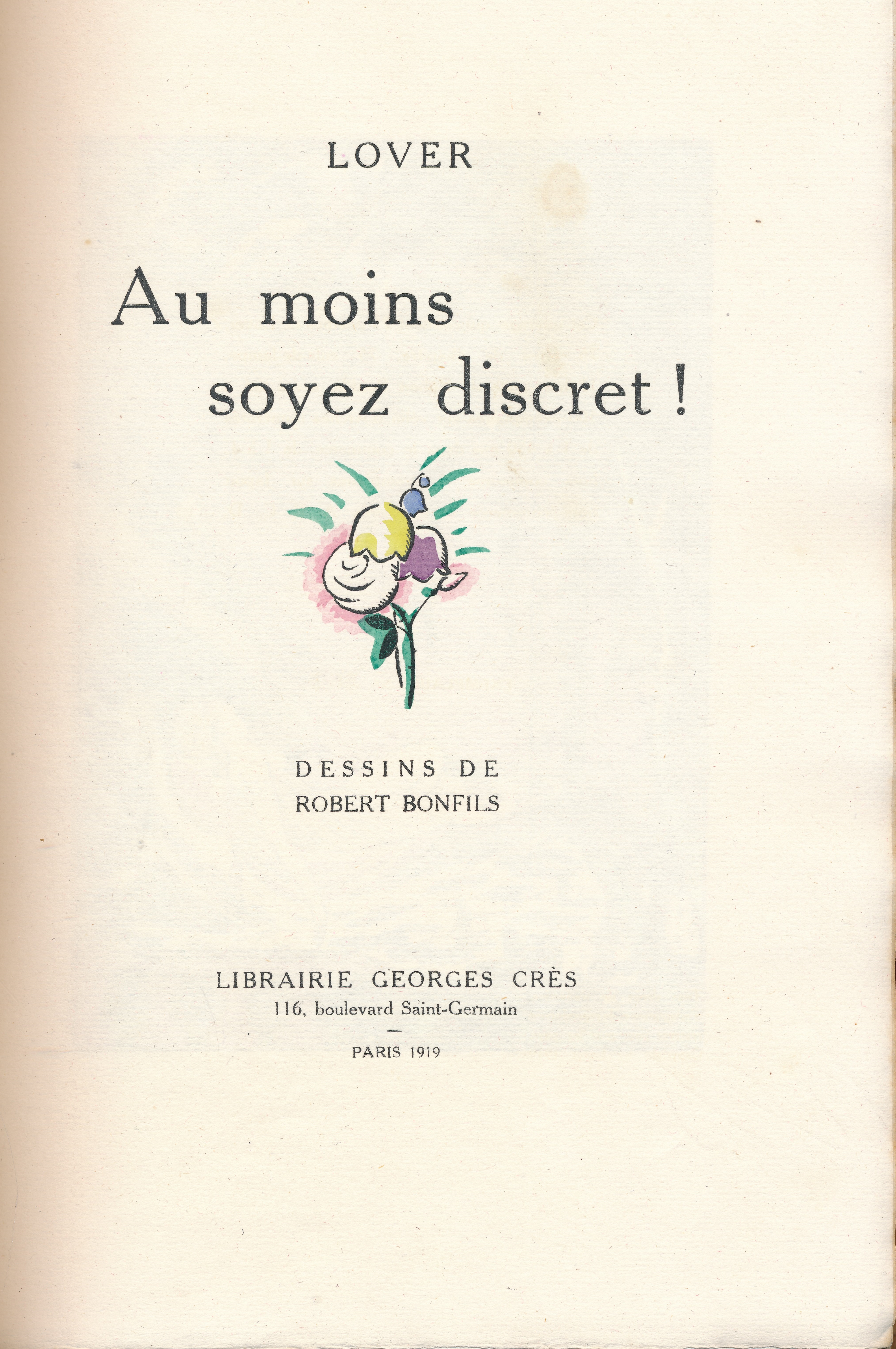 Au moins soyez discret ! Poêmes de Lover