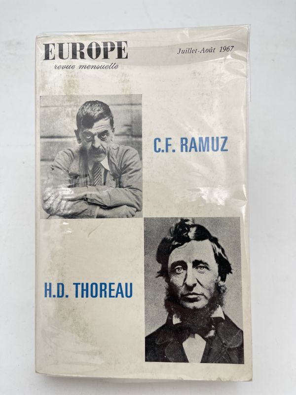 C.F. Ramuz. H.D Thoreau