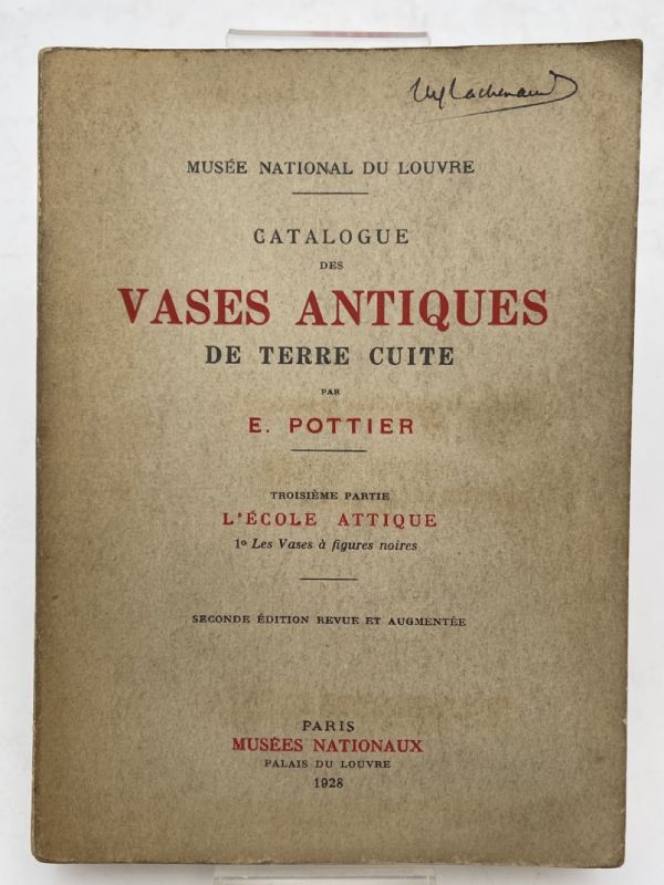 Catalogue des vases antiques de terre cuite