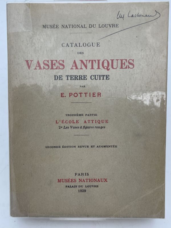 Catalogue des vases antiques de terre cuite
