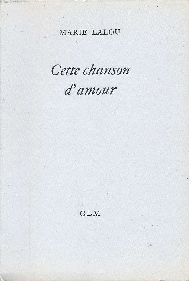 Cette chanson d'amour