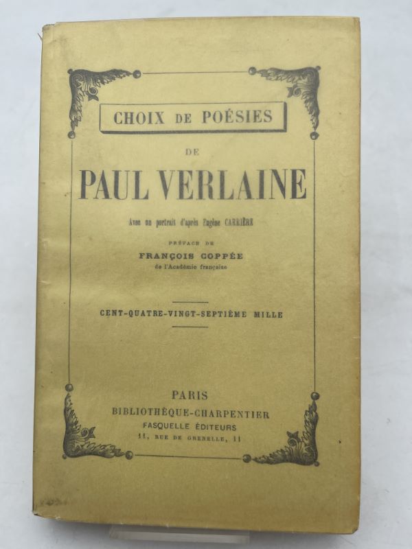 Choix de poésies de Paul Verlaine