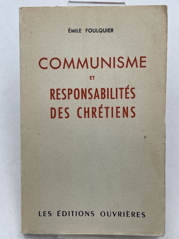 Communisme et responsabilité des chrétiens