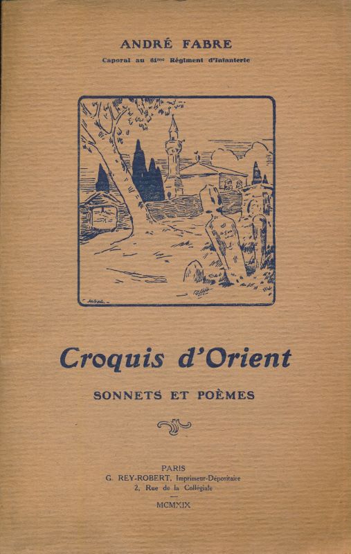 Croquis d'Orient. Sonnets et poèmes