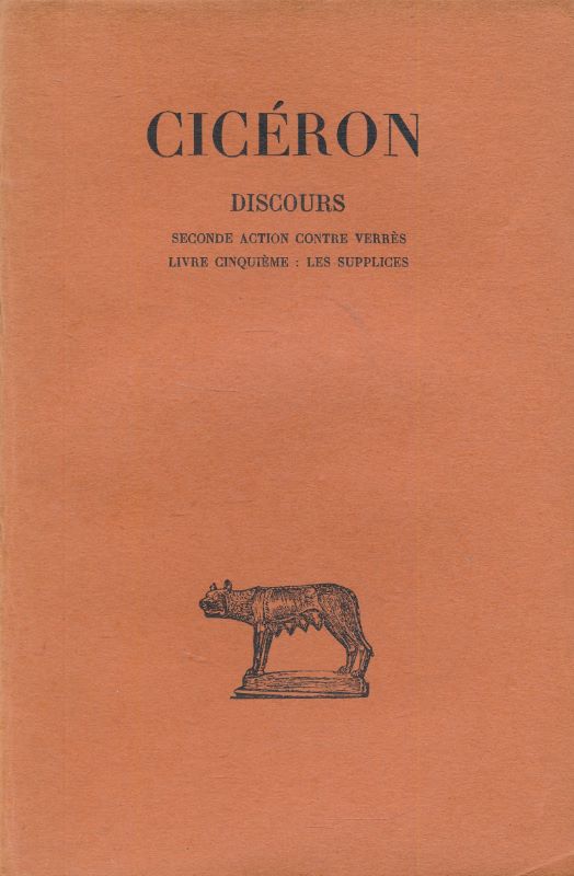 Discours. Seconde action contre Verrès. Livre cinquième : Les suppllices