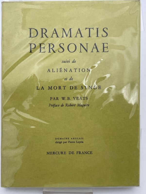 Dramatis personane. Suivi de Aliénation et de La mort de …