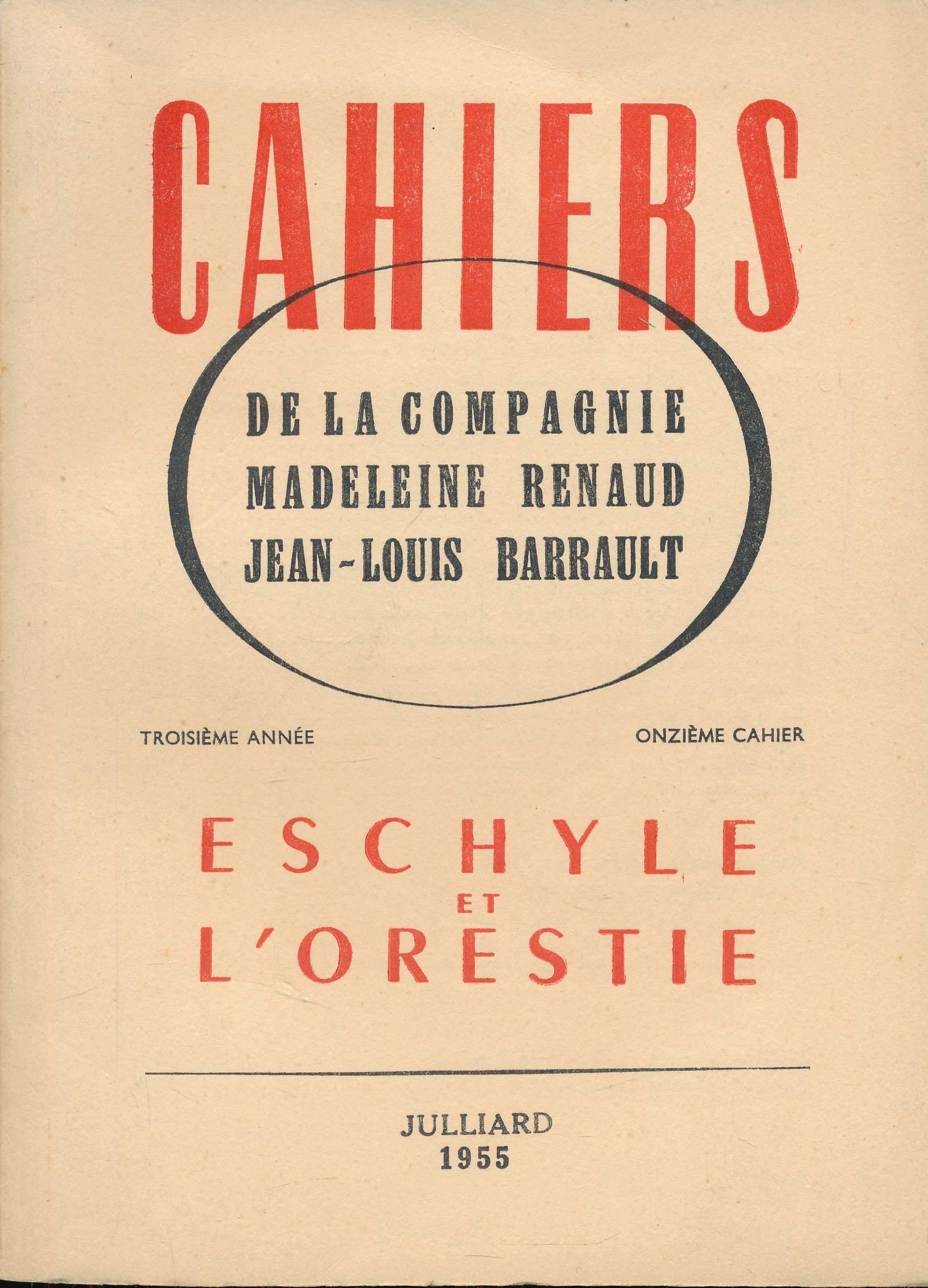 Eschyle et l'Orestie