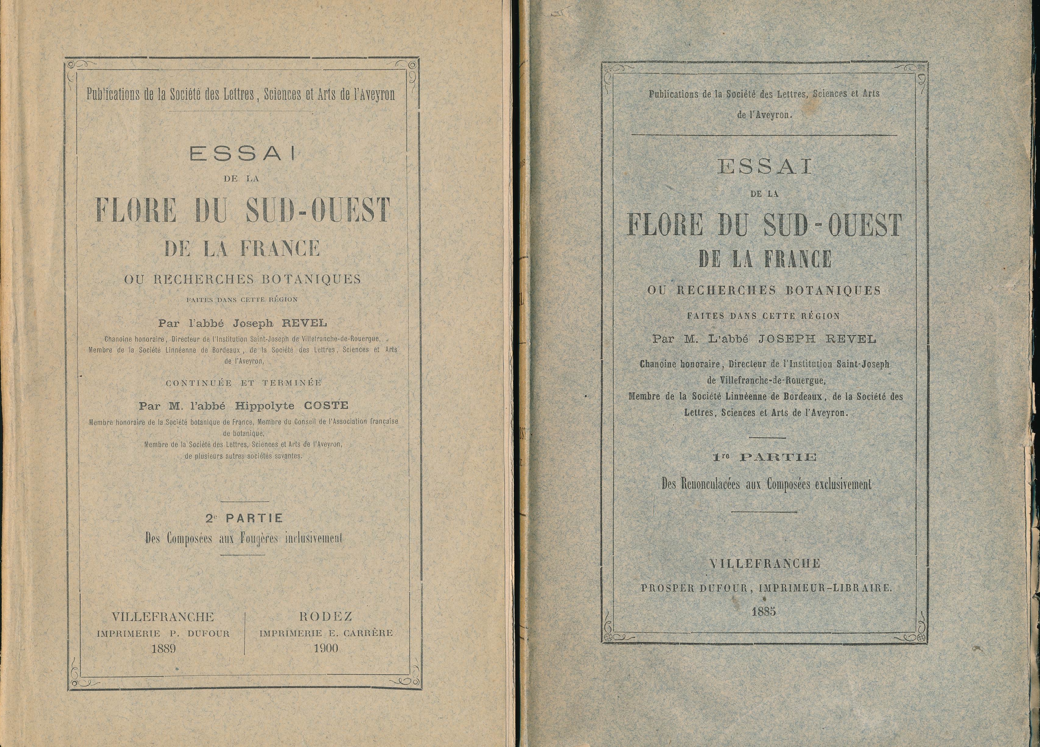 Essai de la flore du sud ouest de la France …