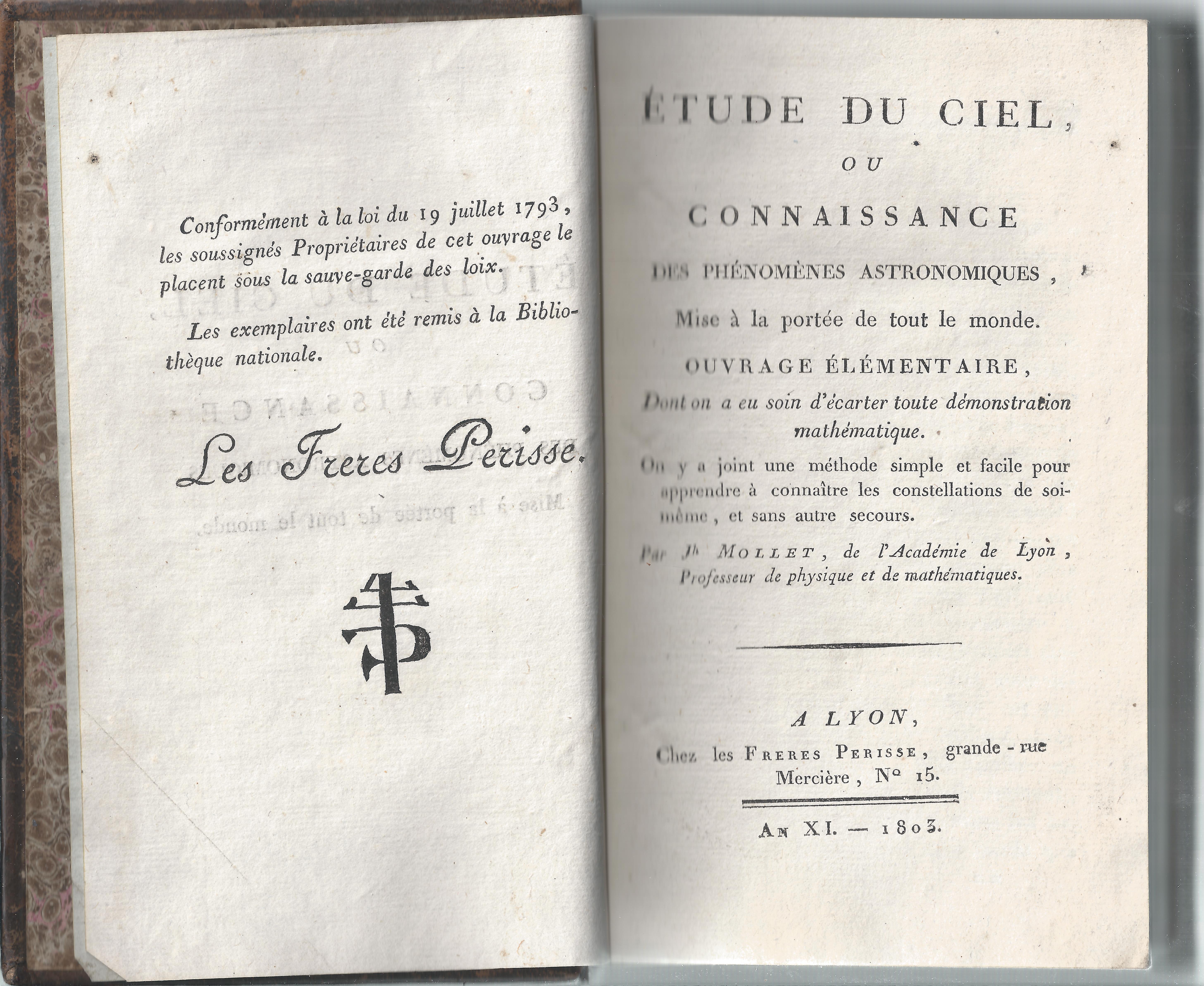 Etude du ciel, ou connaissance des phénomènes astronomiques, mise à …