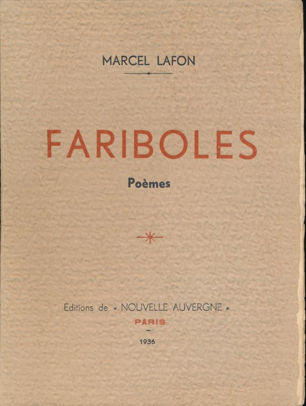 Fariboles. Poêmes