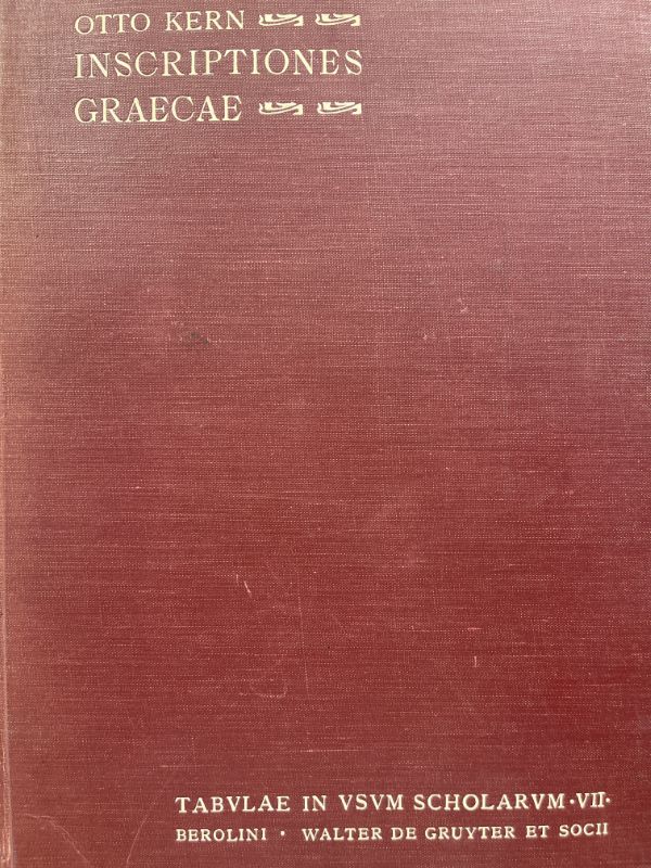 Inscriptiones graecae