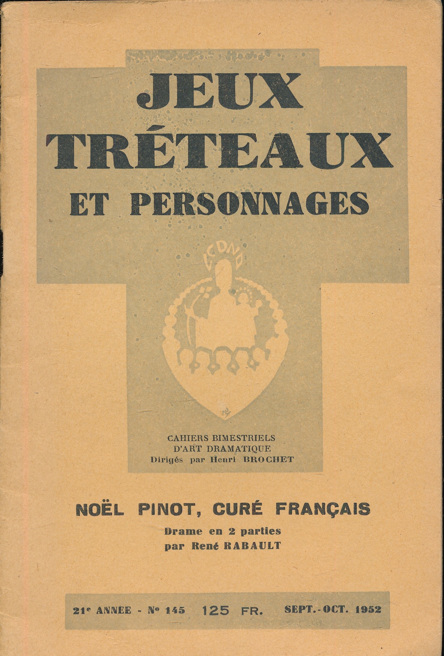 Jeux tréteaux et personnages. 125