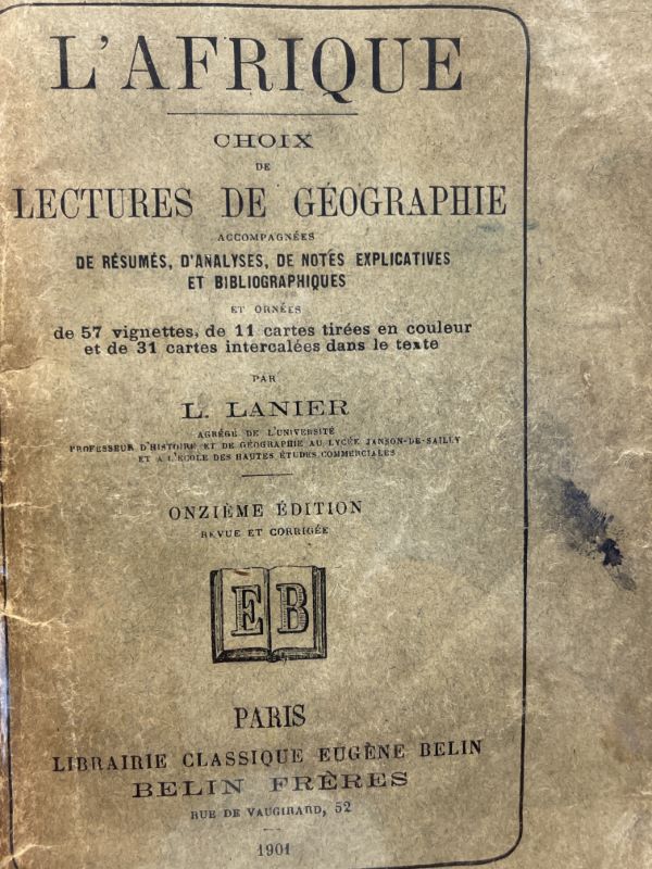 L'Afrique. Choix de lectures de géographie accompagnées de résumés, d'analyses, …