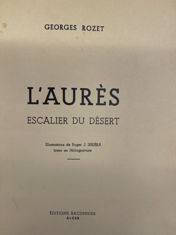 L'Aurès - Escalier du désert