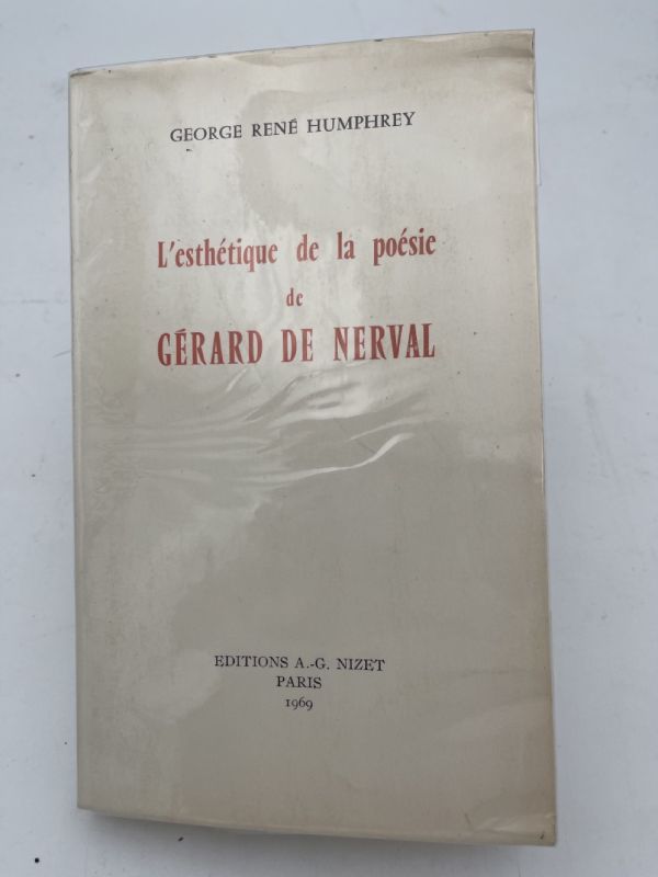 L'Esthétique de la poésie de Gérard de Nerval