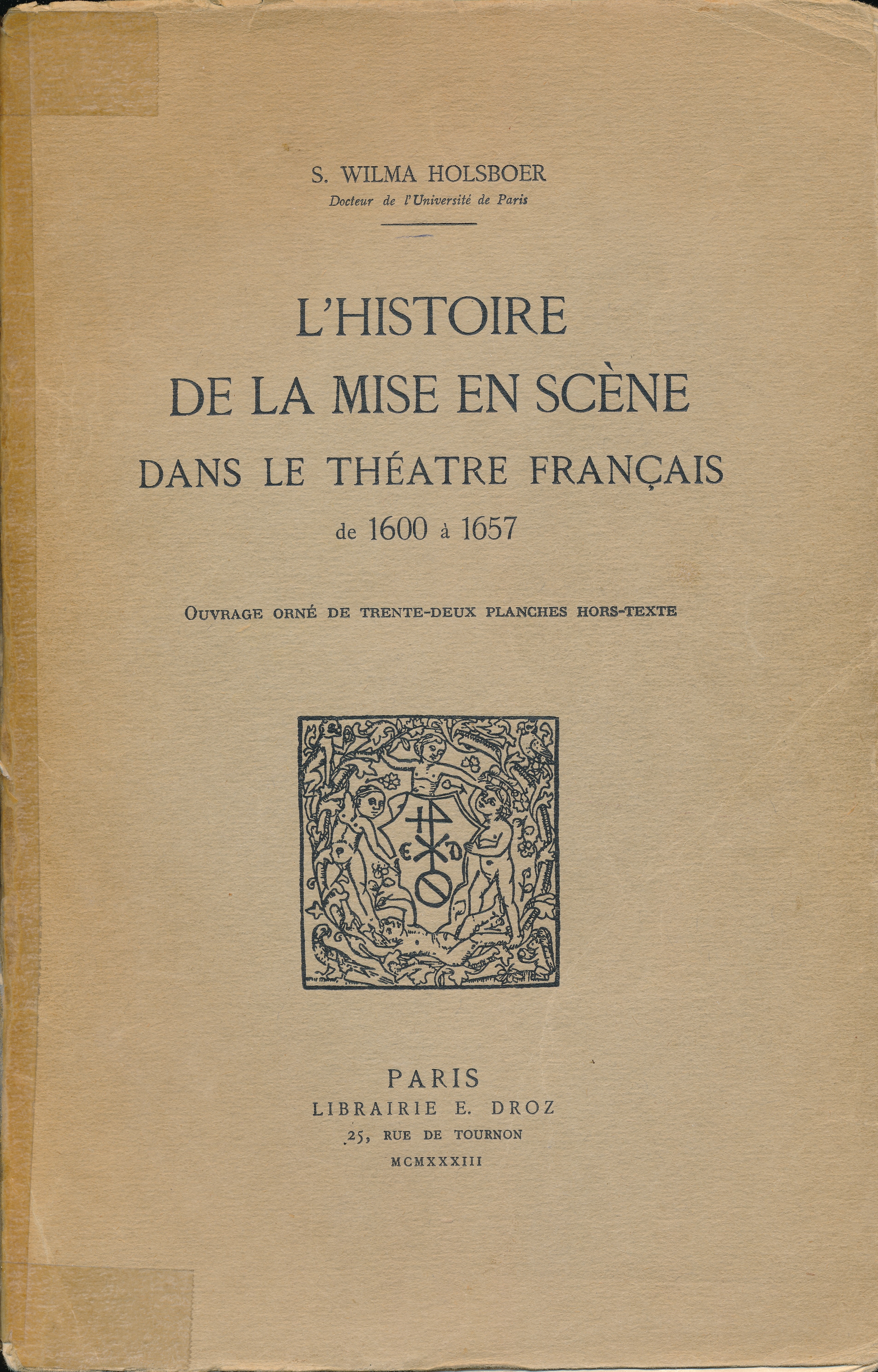 L'histoire de la mise en scène dans le théâtre fraçais …